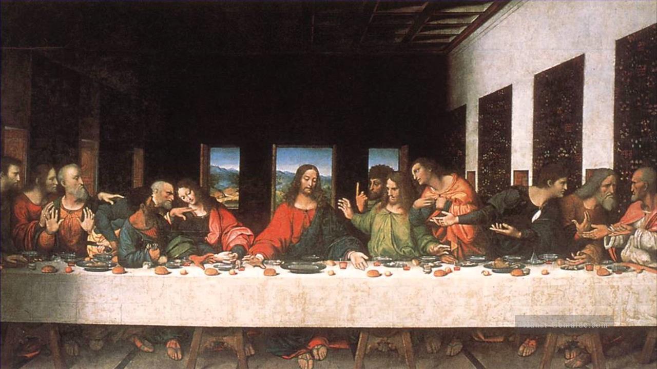 letzte Abendmahl Kopie Leonardo da Vinci Ölgemälde